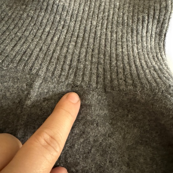 Max Studio 2-ply cashmere cowl neck turtleneck sweater women’s small super soft - Picture 9 of 10